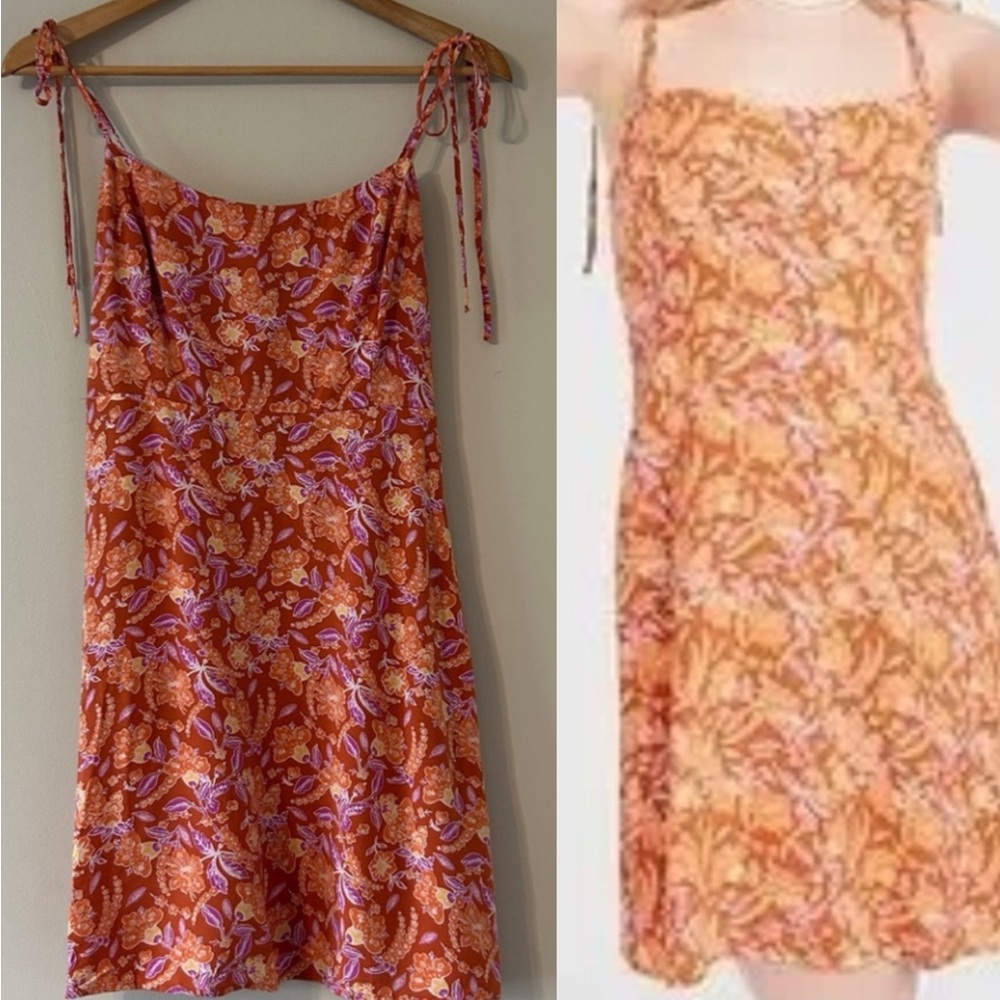 J. Crew Kauai Tie-Strap Mini Dress Colorful Painted Block Print Size 4
